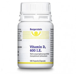 BURGERSTEIN Vitamin D3 600...